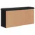 Produktbild 6 för Skobänk svart 102x32x50 cm konstruerat trä