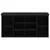 Produktbild 7 för Skobänk svart 102x32x50 cm konstruerat trä