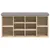 Produktbild 5 för Skobänk sonoma-ek 102x32x50 cm konstruerat trä