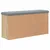 Produktbild 7 för Skobänk sonoma-ek 102x32x50 cm konstruerat trä