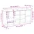Produktbild 10 för Skobänk sonoma-ek 102x32x50 cm konstruerat trä
