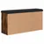 Produktbild 7 för Skobänk rökfärgad ek 102x32x50 cm konstruerat trä