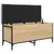 Produktbild 5 för Förvaringsbänk sonoma-ek 102x42x45 cm konstruerat trä