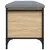 Produktbild 6 för Förvaringsbänk sonoma-ek 102x42x45 cm konstruerat trä