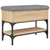 Produktbild 2 för Skobänk sonoma-ek 62x32x45 cm konstruerat trä