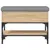 Produktbild 6 för Skobänk sonoma-ek 62x32x45 cm konstruerat trä
