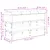 Produktbild 11 för Skobänk rökfärgad ek 82x32x45 cm konstruerat trä