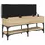 Produktbild 5 för Skobänk sonoma-ek 102x32x45 cm konstruerat trä