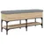 Produktbild 8 för Skobänk sonoma-ek 102x32x45 cm konstruerat trä