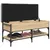Produktbild 4 för Skobänk sonoma-ek 102x42x45 cm konstruerat trä