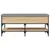 Produktbild 7 för Skobänk sonoma-ek 102x42x45 cm konstruerat trä