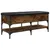 Produktbild 2 för Skobänk rökfärgad ek 102x42x45 cm konstruerat trä