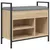 Produktbild 2 för Skobänk sonoma-ek 65,5x32x57,5 cm konstruerat trä