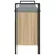 Produktbild 7 för Skobänk sonoma-ek 105,5x32x57,5 cm konstruerat trä