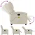 Produktbild 7 för Elektrisk massagefåtölj gräddvit konstläder