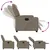 Produktbild 7 för Elektrisk reclinerfåtölj cappuccino konstläder