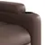Produktbild 12 för Massagefåtölj med uppresningshjälp brun konstläder