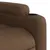 Produktbild 11 för Massagefåtölj med uppresningshjälp brun tyg