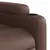 Produktbild 11 för Reclinerfåtölj med uppresningshjälp brun konstläder
