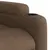 Produktbild 11 för Massagefåtölj med uppresningshjälp brun tyg