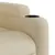 Produktbild 11 för Massagefåtölj med uppresningshjälp gräddvit tyg