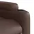 Produktbild 12 för Massagefåtölj med uppresningshjälp brun konstläder