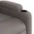 Produktbild 11 för Elektrisk reclinerfåtölj taupe tyg