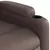Produktbild 11 för Massagefåtölj med uppresningshjälp brun konstläder