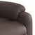Produktbild 11 för Massagefåtölj med uppresningshjälp brun konstläder