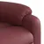 Produktbild 11 för Massagefåtölj med uppresningshjälp vinröd konstläder