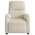 Produktbild 9 för Elektrisk massagefåtölj beige mikrofibertyg
