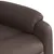 Produktbild 11 för Massagefåtölj med uppresningshjälp brun konstläder