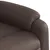 Produktbild 11 för Elektronisk reclinerfåtölj brun konstläder