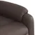 Produktbild 11 för Massagefåtölj med uppresningshjälp brun konstläder