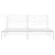 Produktbild 6 för Sängram med huvudgavel metall vit 183x213 cm