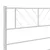 Produktbild 8 för Sängram med huvudgavel metall vit 120x200 cm