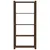 Produktbild 3 för Förvaringshylla 5 hyllplan brun 80x38x170 cm massiv furu