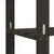 Produktbild 6 för Förvaringshylla 5 hyllplan svart 170x38x170 cm massiv furu