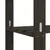 Produktbild 6 för Förvaringshylla 3 hyllplan svart 80x38x90 massiv furu