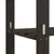 Produktbild 6 för Förvaringshylla 3 hyllplan svart 60x38x90 massiv furu