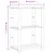 Produktbild 7 för Förvaringshylla 3 hyllplan svart 60x38x90 massiv furu