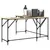Produktbild 3 för Skrivbord sonoma-ek 149x149x75 cm konstruerat trä