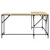 Produktbild 4 för Skrivbord sonoma-ek 149x149x75 cm konstruerat trä