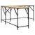 Produktbild 6 för Skrivbord sonoma-ek 149x149x75 cm konstruerat trä