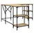Produktbild 6 för Skrivbord sonoma-ek 139x139x75 cm konstruerat trä
