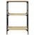 Produktbild 4 för Bokhylla 3 hyllplan sonoma-ek 59x35x90,5 cm konstruerat trä