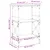 Produktbild 9 för Bokhylla 3 hyllplan sonoma-ek 59x35x90,5 cm konstruerat trä