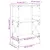 Produktbild 9 för Bokhylla 3 hyllplan rökfärgad ek 59x35x90,5 cm konstruerat trä