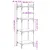 Produktbild 9 för Bokhylla 4 hyllplan rökfärgad ek 40x30x120 cm konstruerat trä
