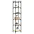 Produktbild 3 för Bokhylla 6 hyllplan sonoma-ek 40x30x188 cm konstruerat trä